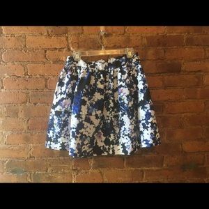 Like new Express floral mini circle skirt size 8